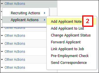 Add Applicant Note