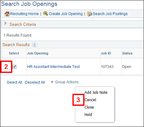 Job Search Results