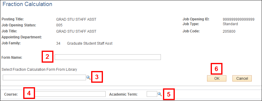 Fraction Calculation Forms