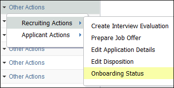 Other Actions Recruiting Actions