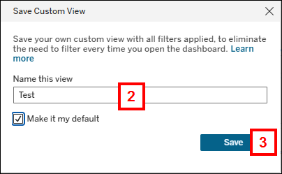 Save Custom View screenshot