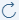 Refresh icon; an arrow curled into a circle shape
