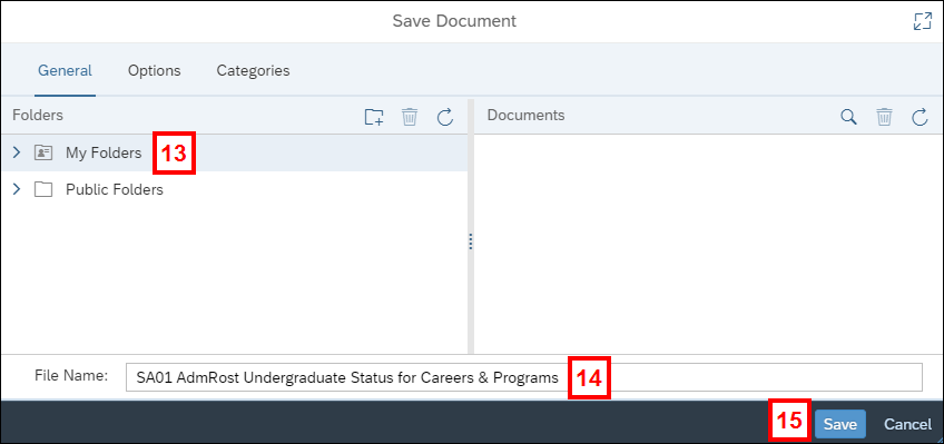 Screenshot of the Save window showing the folder structure, file name field and save button.