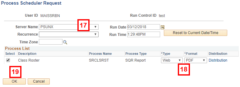 Print Batch Class Roster Reports