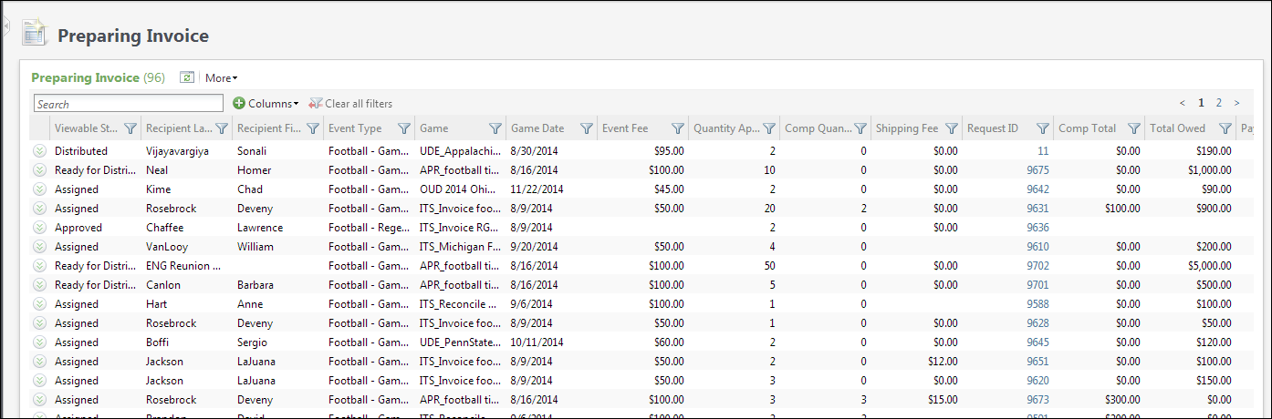 Field location for step 3