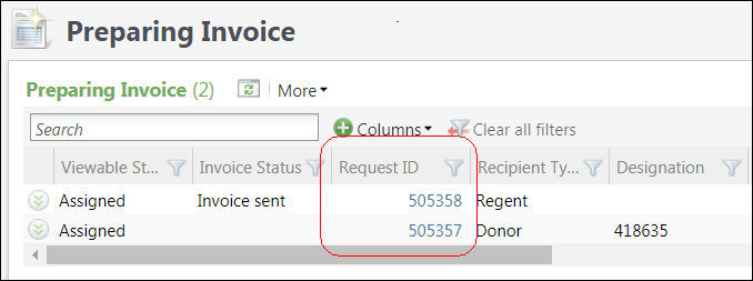 Field locations for step 1