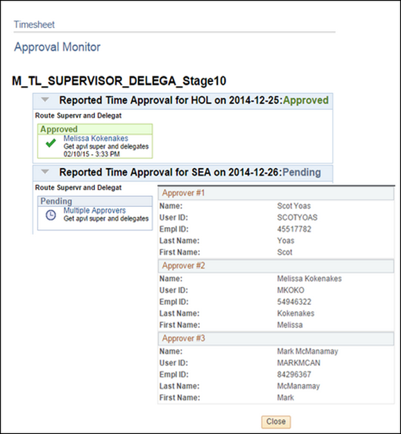 Approval Monitor screenshot