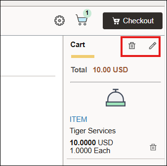 New Shopping Cart page
