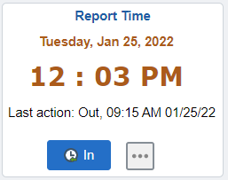 Report Time tile for Webclock