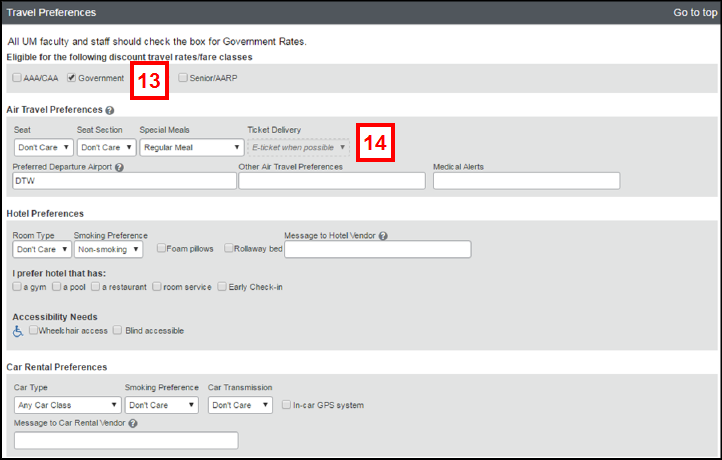 Field locations for steps 13-14