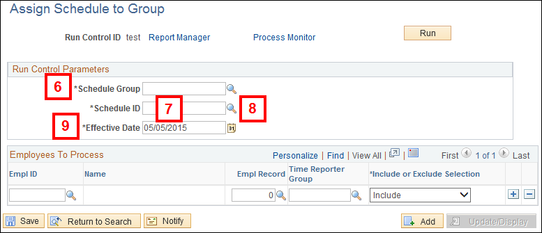 Location of approvals link