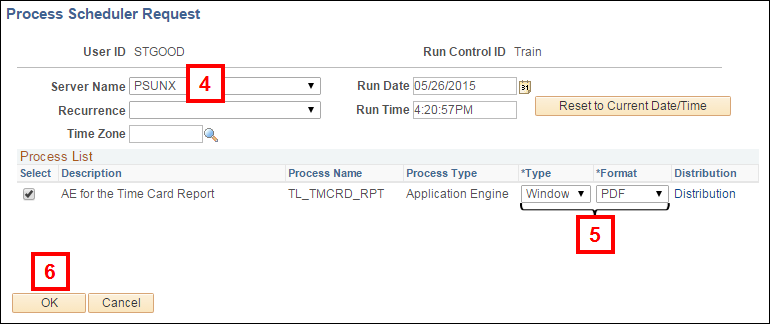 Screenshots for step 4-6