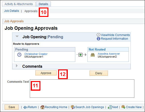Job Opening Approvals